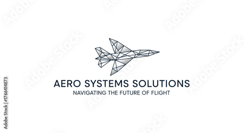 Aero Systems Solutions logo with a geometric airplane design and tagline.