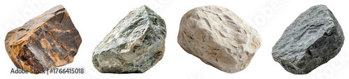 siltstone rock on a transparent background