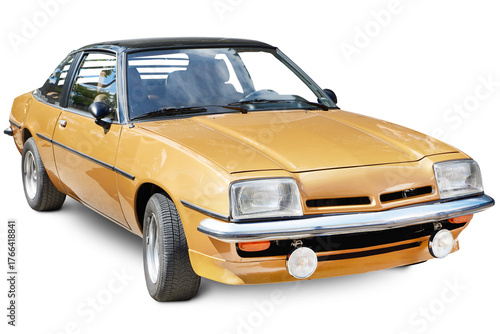 Retro car isolated on transparent