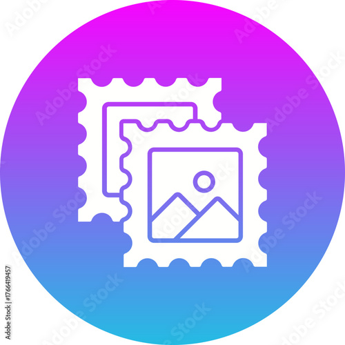 Stamp collecting Icon