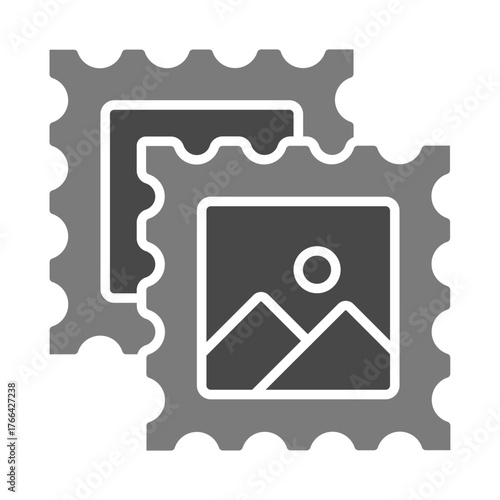 Stamp collecting Icon