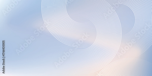 Abstract blue modern background with circle elements. Digital technology concept. Eps10