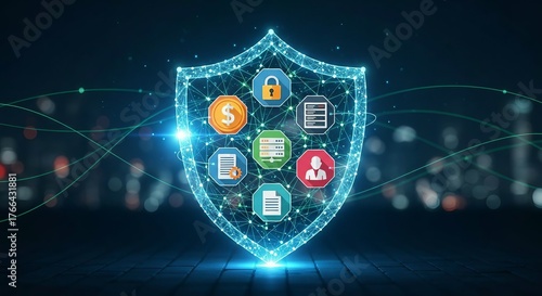 Digital shield protecting data and applications with network connections