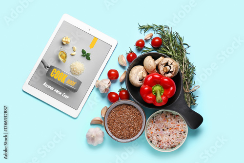 Digital recipe book, vegeta...