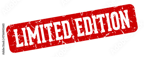 limited edition rectangular sign. limited edition stamp