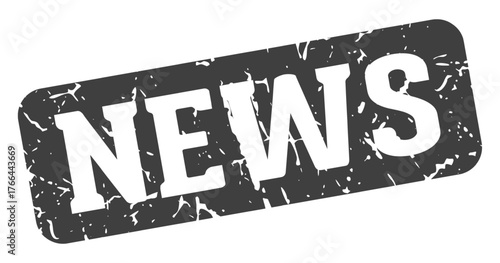 news rectangular sign. news stamp