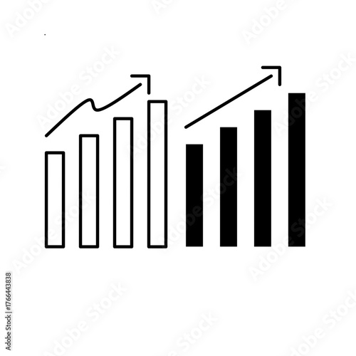 Free Download Business Growth Chart Vector Icon - GFXLoad
