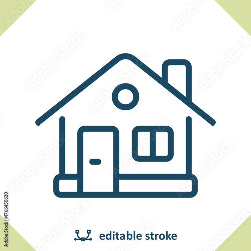 House Icon. Building, Home, Real Estate
