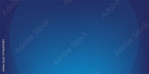 Bright blue dynamic abstract vector background with diagonal lines. 3d cover of business presentation banner for sale event night party. Fast moving soft circle wave line stripe decoration