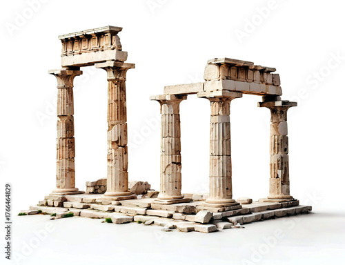Greek temple ruins