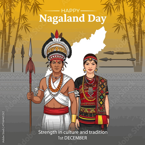 Nagaland Day Celebration - Traditional Attire and Cultural Pride.