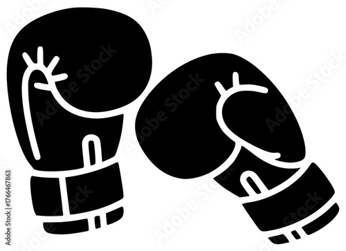 boxing illustration sport silhouette fight logo training icon competition outline power ring fitness boxer gym athlete fighter punch strength shape knockout vector graphic background