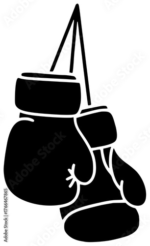 boxing illustration sport silhouette fight logo training icon competition outline power ring fitness boxer gym athlete fighter punch strength shape knockout vector graphic background