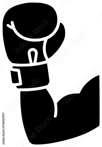 boxing illustration sport silhouette fight logo training icon competition outline power ring fitness boxer gym athlete fighter punch strength shape knockout vector graphic background