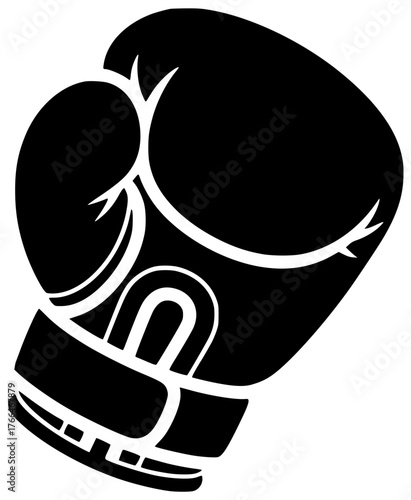 boxing illustration sport silhouette fight logo training icon competition outline power ring fitness boxer gym athlete fighter punch strength shape knockout vector graphic background