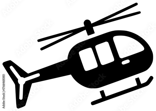 helicopter illustration transportation silhouette flight logo aircraft icon fly outline aviation sky air transport chopper travel pilot rotor rescue shape landscape vector graphic background