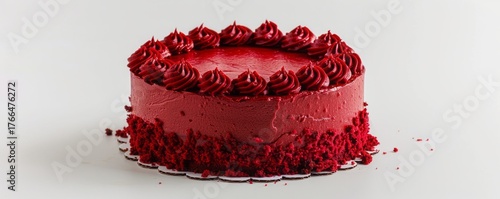 red cake.