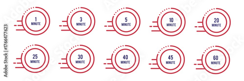 Countdown timer showing hours and minutes. Deadline, measurement for sport. Cooking time label, sticker. Vector illustration . Timer, clock, stopwatch isolated set icons. Countdown timer symbol icon .