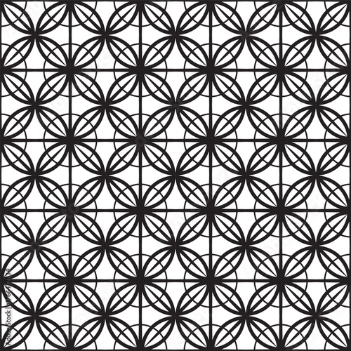 Illustration vector seamless graphic pattern design drawing in black and white