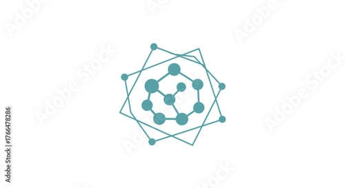 An interconnected logo with a soft teal silhouette of abstract connected dots_transparent.svg