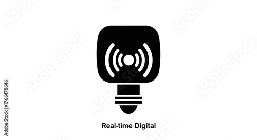 Artistic Pictogram Icon Symbolizing Real-time Digital Interaction System_transparent.svg