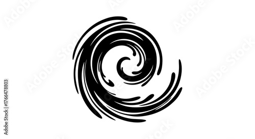 Biomorphic Swirling Current Abstract Silhouette for Dynamic Visuals_transparent.svg