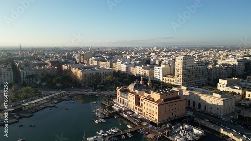 Wallpaper Mural Aerial View of Teatro Margherita and Bari Waterfront Torontodigital.ca