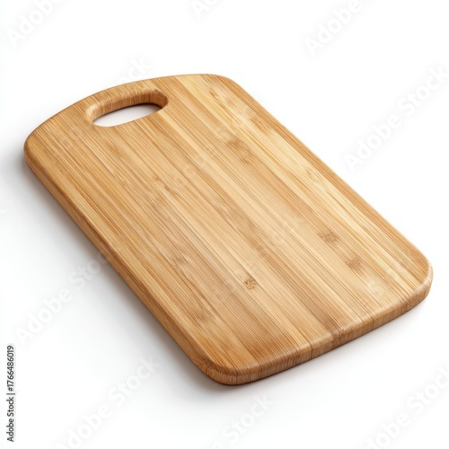 High-Quality Bamboo Cutting Board with Handle for Kitchen Use, Ideal for Food Preparation, Serving, and Display, Sustainable Material Choice