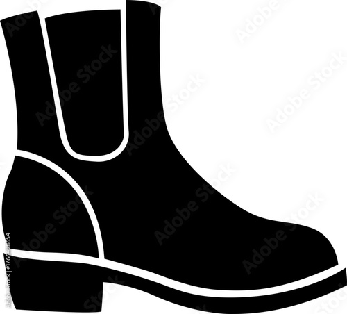 vector illustration of a boot