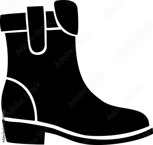 vector illustration of a boot
