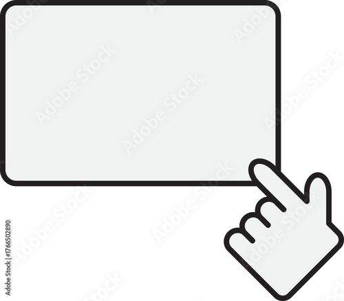 손 손가락 메모판 안내판 게시판01