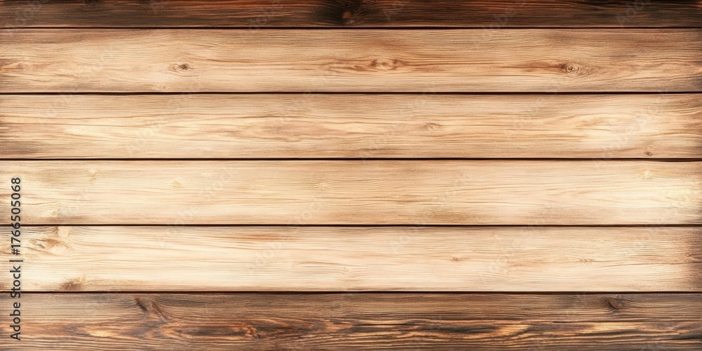 Fototapeta premium Rustic Wooden Planks Texture Background with Natural Grain Patterns and Aged Timber Surface Shades
