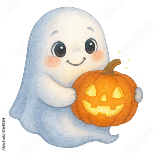 Cute Halloween Ghost Clipart