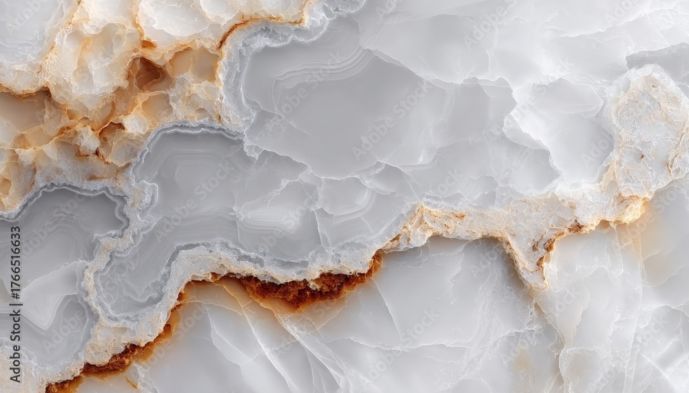 Obraz premium Elegant Opulent White Onyx Texture with Striking Veins for Luxury Interior Design and Decor