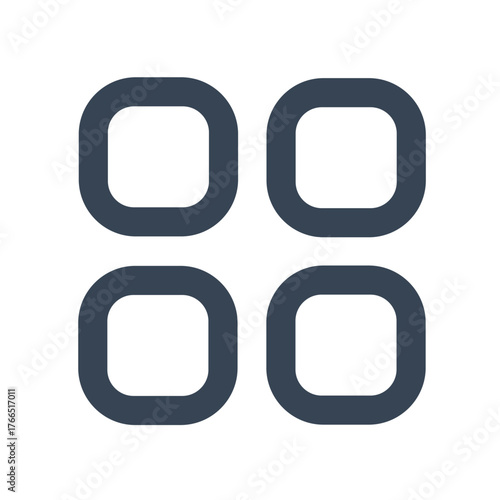 vector or digital illustration in the form of a minimalist icon with a white background