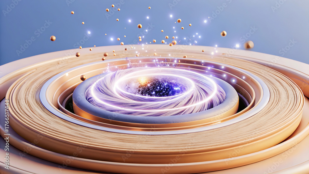 Obraz premium blue water drop