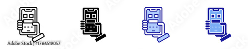 Wireframing  Icon Set Multiple Style Collection