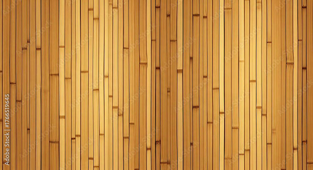 Fototapeta premium Seamless Natural Bamboo Texture For Eco-friendly Packaging Design