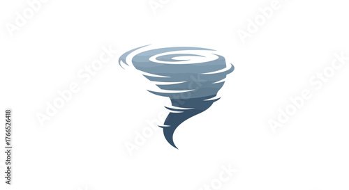 Powerful Tornado Swirling with Destructive Force.