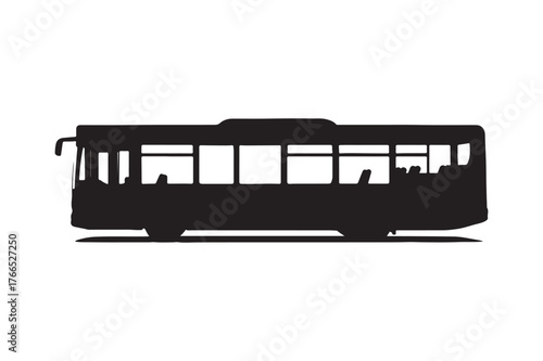 old train isolated on white background