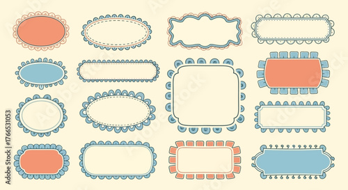 Vintage Lace Frames Set for Elegant Designs and Decorative Accents