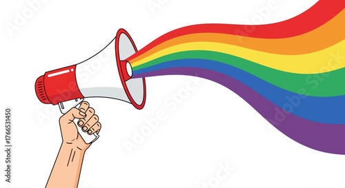 Expressing Pride A Colorful Voice for LGBTQ+ Rights and Acceptance