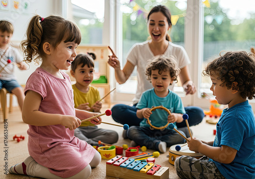 children early education leisure activities music