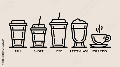 Savor the aroma and rich flavor of freshly brewed coffee, a perfect moment of warmth and energy captured in a single, elegant line.