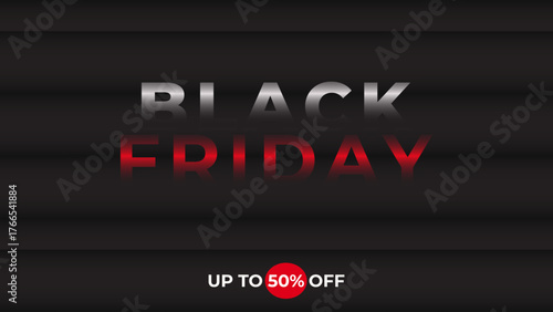 BLACK FRIDAY OFFERS AND DISCOUNT PROMOTION TEMPLATE BANNER DESIGN. DARK BACKGROUND VECTOR. GOOD FOR SOCIAL MEDIA POST, COVER , POSTER 