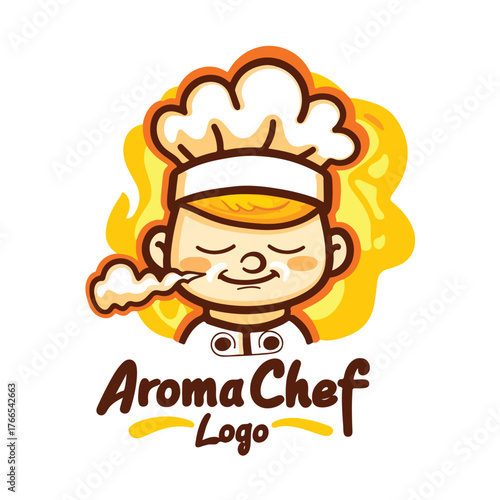 vector illustration of a chef
