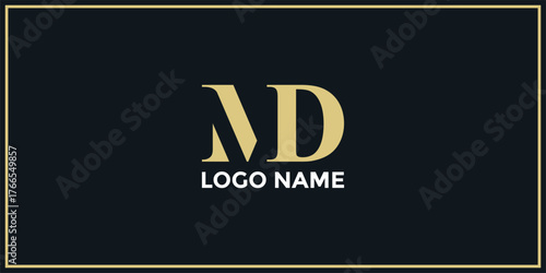 MD classic logo design inspiration