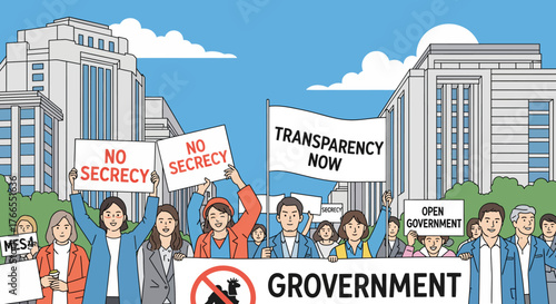 Public Protest for Government Transparency and Accountability