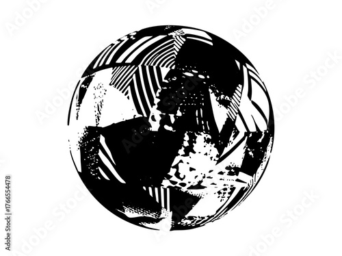 Globe illustrates connectivity in a global network