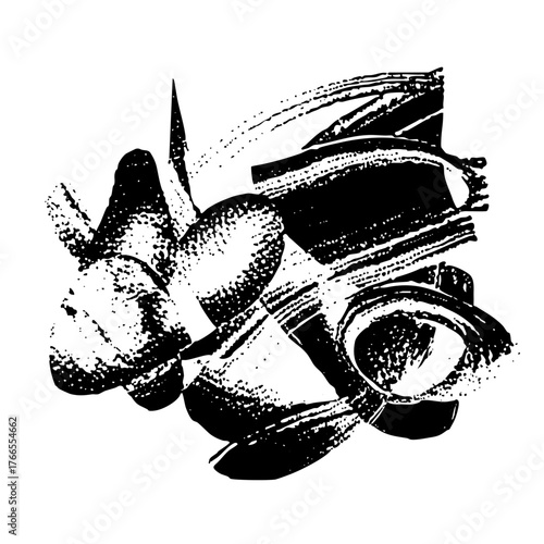 Engine illustrate mechanical function in automotive repair